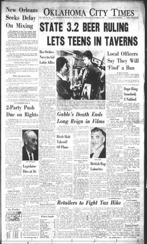 Oklahoma City Times (Oklahoma City, Okla.), Vol. 71, No. 242, Ed. 1 Thursday, November 17, 1960