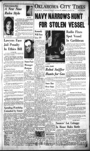 Oklahoma City Times (Oklahoma City, Okla.), Vol. 71, No. 301, Ed. 4 Wednesday, January 25, 1961