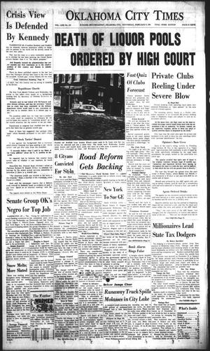 Oklahoma City Times (Oklahoma City, Okla.), Vol. 71, No. 313, Ed. 1 Wednesday, February 8, 1961