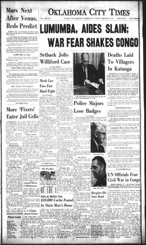 Oklahoma City Times (Oklahoma City, Okla.), Vol. 72, No. 4, Ed. 3 Monday, February 13, 1961