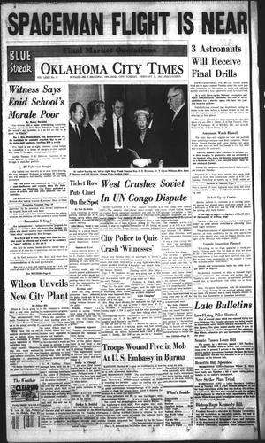 Oklahoma City Times (Oklahoma City, Okla.), Vol. 72, No. 11, Ed. 3 Tuesday, February 21, 1961