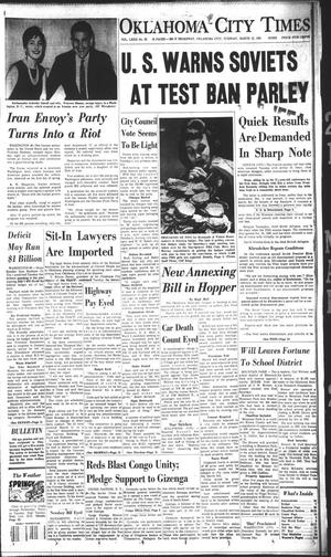 Oklahoma City Times (Oklahoma City, Okla.), Vol. 72, No. 35, Ed. 2 Tuesday, March 21, 1961