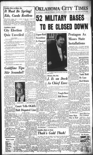 Oklahoma City Times (Oklahoma City, Okla.), Vol. 72, No. 43, Ed. 1 Thursday, March 30, 1961