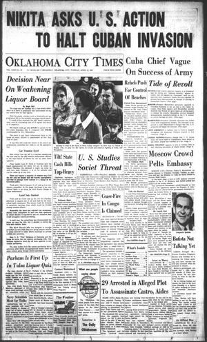 Oklahoma City Times (Oklahoma City, Okla.), Vol. 72, No. 59, Ed. 2 Tuesday, April 18, 1961