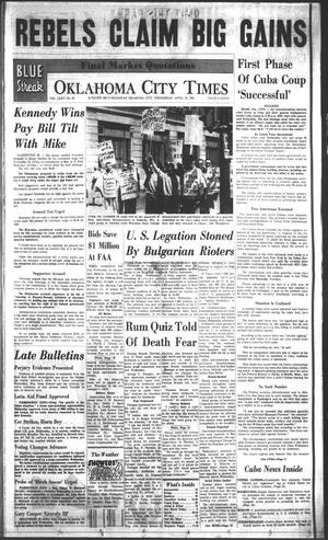 Oklahoma City Times (Oklahoma City, Okla.), Vol. 72, No. 60, Ed. 3 Wednesday, April 19, 1961