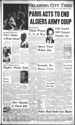 Oklahoma City Times (Oklahoma City, Okla.), Vol. 72, No. 63, Ed. 1 Saturday, April 22, 1961