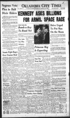 Oklahoma City Times (Oklahoma City, Okla.), Vol. 72, No. 91, Ed. 1 Thursday, May 25, 1961