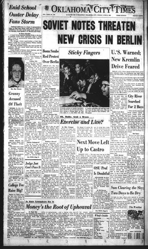 Oklahoma City Times (Oklahoma City, Okla.), Vol. 72, No. 104, Ed. 3 Friday, June 9, 1961
