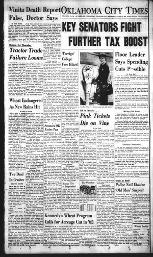 Oklahoma City Times (Oklahoma City, Okla.), Vol. 72, No. 108, Ed. 3 Wednesday, June 14, 1961