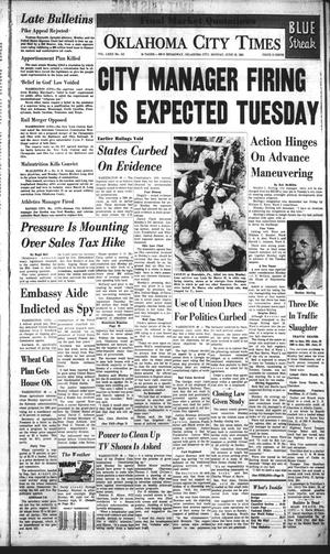 Oklahoma City Times (Oklahoma City, Okla.), Vol. 72, No. 112, Ed. 4 Monday, June 19, 1961