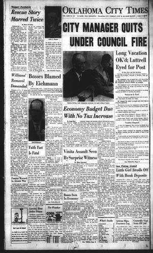 Oklahoma City Times (Oklahoma City, Okla.), Vol. 72, No. 113, Ed. 3 Tuesday, June 20, 1961