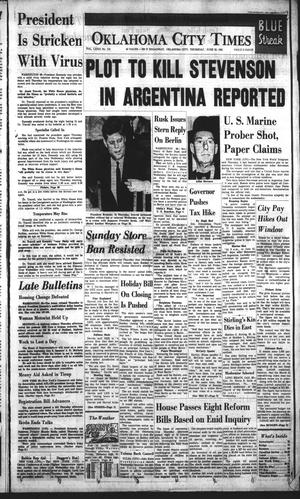 Oklahoma City Times (Oklahoma City, Okla.), Vol. 72, No. 115, Ed. 4 Thursday, June 22, 1961