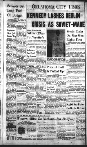 Oklahoma City Times (Oklahoma City, Okla.), Vol. 72, No. 120, Ed. 3 Wednesday, June 28, 1961