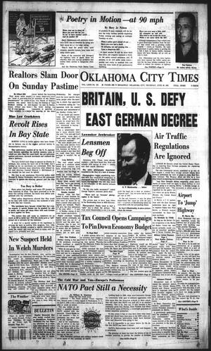 Oklahoma City Times (Oklahoma City, Okla.), Vol. 72, No. 121, Ed. 1 Thursday, June 29, 1961