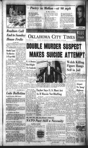 Oklahoma City Times (Oklahoma City, Okla.), Vol. 72, No. 121, Ed. 2 Thursday, June 29, 1961