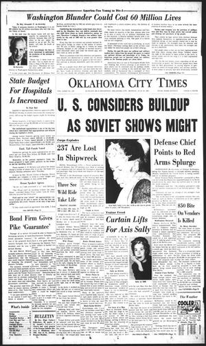 Oklahoma City Times (Oklahoma City, Okla.), Vol. 72, No. 129, Ed. 1 Monday, July 10, 1961