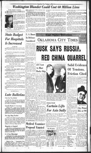 Oklahoma City Times (Oklahoma City, Okla.), Vol. 72, No. 129, Ed. 3 Monday, July 10, 1961