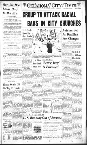 Oklahoma City Times (Oklahoma City, Okla.), Vol. 72, No. 131, Ed. 1 Wednesday, July 12, 1961
