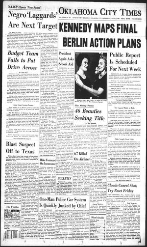 Oklahoma City Times (Oklahoma City, Okla.), Vol. 72, No. 137, Ed. 1 Wednesday, July 19, 1961