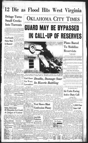 Oklahoma City Times (Oklahoma City, Okla.), Vol. 72, No. 137, Ed. 3 Thursday, July 20, 1961