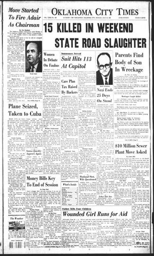 Oklahoma City Times (Oklahoma City, Okla.), Vol. 72, No. 140, Ed. 2 Monday, July 24, 1961
