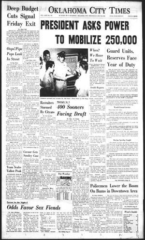 Oklahoma City Times (Oklahoma City, Okla.), Vol. 72, No. 142, Ed. 1 Wednesday, July 26, 1961