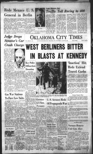 Oklahoma City Times (Oklahoma City, Okla.), Vol. 72, No. 160, Ed. 1 Wednesday, August 16, 1961