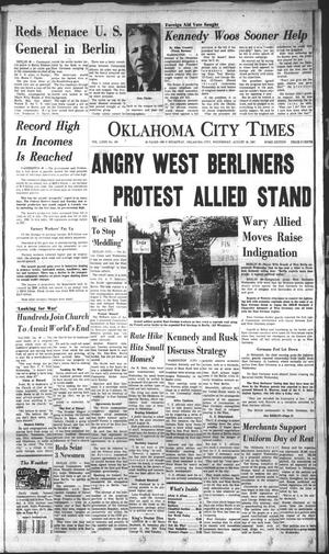 Oklahoma City Times (Oklahoma City, Okla.), Vol. 72, No. 160, Ed. 2 Wednesday, August 16, 1961
