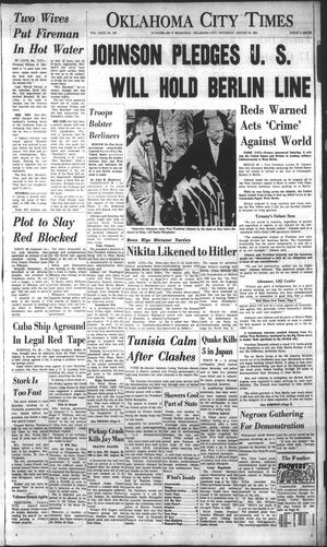 Oklahoma City Times (Oklahoma City, Okla.), Vol. 72, No. 163, Ed. 2 Saturday, August 19, 1961