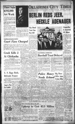Oklahoma City Times (Oklahoma City, Okla.), Vol. 72, No. 165, Ed. 1 Tuesday, August 22, 1961