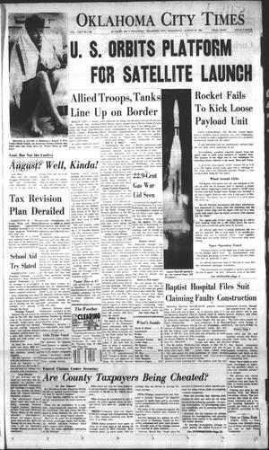 Oklahoma City Times (Oklahoma City, Okla.), Vol. 72, No. 166, Ed. 1 Wednesday, August 23, 1961