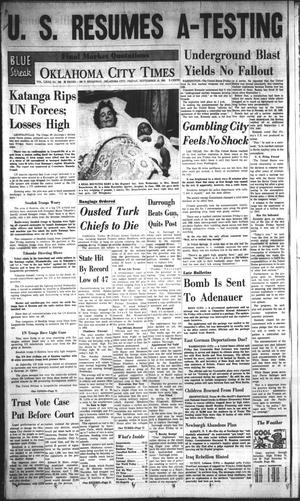 Oklahoma City Times (Oklahoma City, Okla.), Vol. 72, No. 186, Ed. 4 Friday, September 15, 1961
