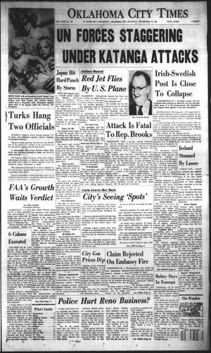 Oklahoma City Times (Oklahoma City, Okla.), Vol. 72, No. 187, Ed. 1 Saturday, September 16, 1961