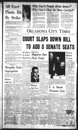 Oklahoma City Times (Oklahoma City, Okla.), Vol. 72, No. 201, Ed. 1 Tuesday, October 3, 1961