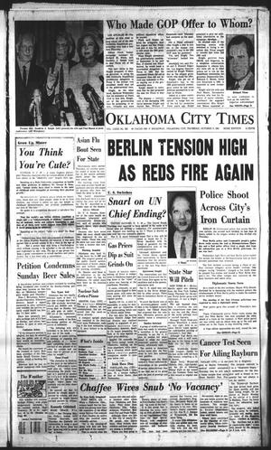 Oklahoma City Times (Oklahoma City, Okla.), Vol. 72, No. 203, Ed. 3 Thursday, October 5, 1961