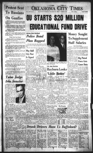 Oklahoma City Times (Oklahoma City, Okla.), Vol. 72, No. 204, Ed. 1 Friday, October 6, 1961