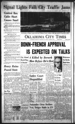 Oklahoma City Times (Oklahoma City, Okla.), Vol. 72, No. 207, Ed. 3 Tuesday, October 10, 1961