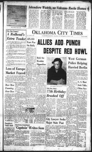 Oklahoma City Times (Oklahoma City, Okla.), Vol. 72, No. 208, Ed. 2 Wednesday, October 11, 1961