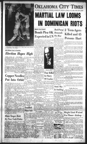 Oklahoma City Times (Oklahoma City, Okla.), Vol. 72, No. 217, Ed. 1 Saturday, October 21, 1961