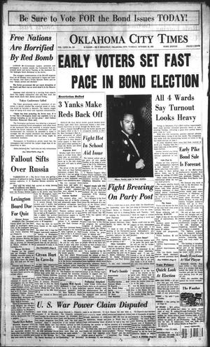 Oklahoma City Times (Oklahoma City, Okla.), Vol. 72, No. 219, Ed. 3 Tuesday, October 24, 1961