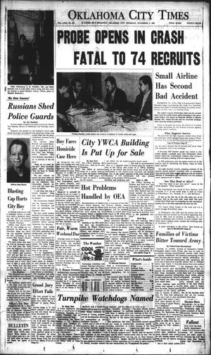 Oklahoma City Times (Oklahoma City, Okla.), Vol. 72, No. 233, Ed. 1 Thursday, November 9, 1961