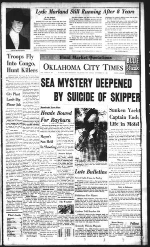 Oklahoma City Times (Oklahoma City, Okla.), Vol. 72, No. 240, Ed. 3 Friday, November 17, 1961