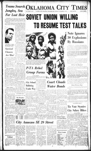 Oklahoma City Times (Oklahoma City, Okla.), Vol. 72, No. 243, Ed. 3 Tuesday, November 21, 1961