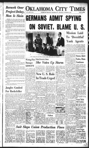 Oklahoma City Times (Oklahoma City, Okla.), Vol. 72, No. 244, Ed. 2 Wednesday, November 22, 1961