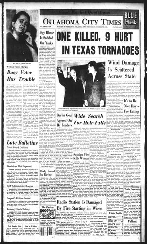 Oklahoma City Times (Oklahoma City, Okla.), Vol. 72, No. 244, Ed. 4 Wednesday, November 22, 1961