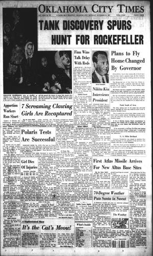 Oklahoma City Times (Oklahoma City, Okla.), Vol. 72, No. 247, Ed. 1 Saturday, November 25, 1961