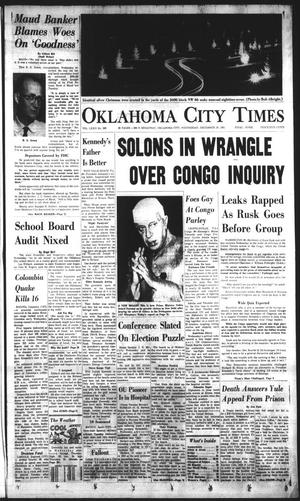Oklahoma City Times (Oklahoma City, Okla.), Vol. 72, No. 268, Ed. 1 Wednesday, December 20, 1961