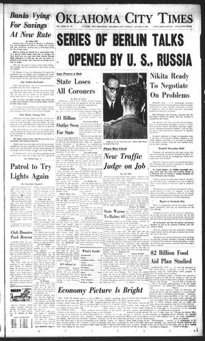 Oklahoma City Times (Oklahoma City, Okla.), Vol. 72, No. 279, Ed. 1 Tuesday, January 2, 1962