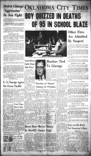 Oklahoma City Times (Oklahoma City, Okla.), Vol. 72, No. 291, Ed. 1 Tuesday, January 16, 1962
