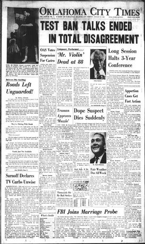 Oklahoma City Times (Oklahoma City, Okla.), Vol. 72, No. 302, Ed. 1 Monday, January 29, 1962